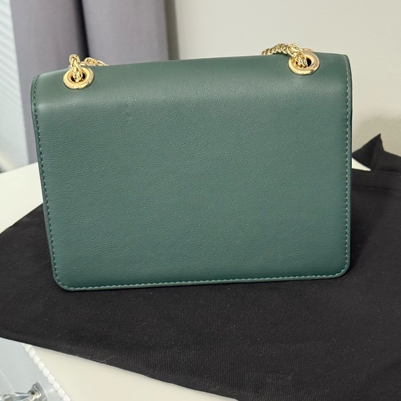 Strathberry East/West Mini in Bottle Green - Picture 7 of 9